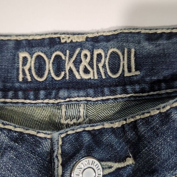 Rock & Roll Cowgirl Jeans Womens 28 Blue Original Lowrise Bootcut Western - Picture 8 of 13